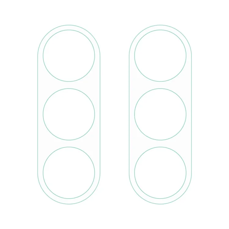 2 pièces pour Samsung Galaxy M54 5G / F54 5G Protecteur d'objectif de caméra en verre trempé 3D arc bord HD Clair Film de lentille