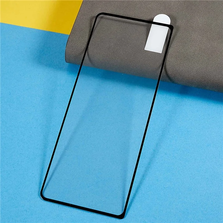 For Samsung Galaxy Z Fold5 5G / Z Fold4 5G Full Glue Outer Phone Screen Protector Tempered Glass Silk Printing Black Edge Film