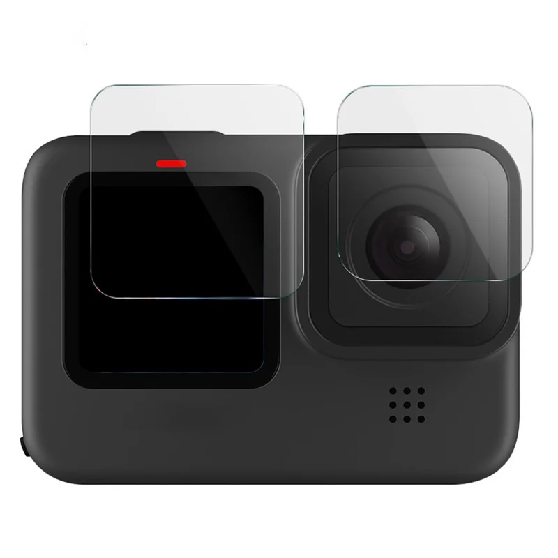 IMAK 1 Набор защитных пленок для экрана камеры для GoPro Hero 11 Black, закаленное стекло (передний экран+задний экран+объектив)