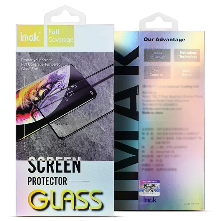 Protetor de Tela Inteira IMAK Para Honra 90, 3D Curved Vided Glass Anti-explosion Tela Screen Film