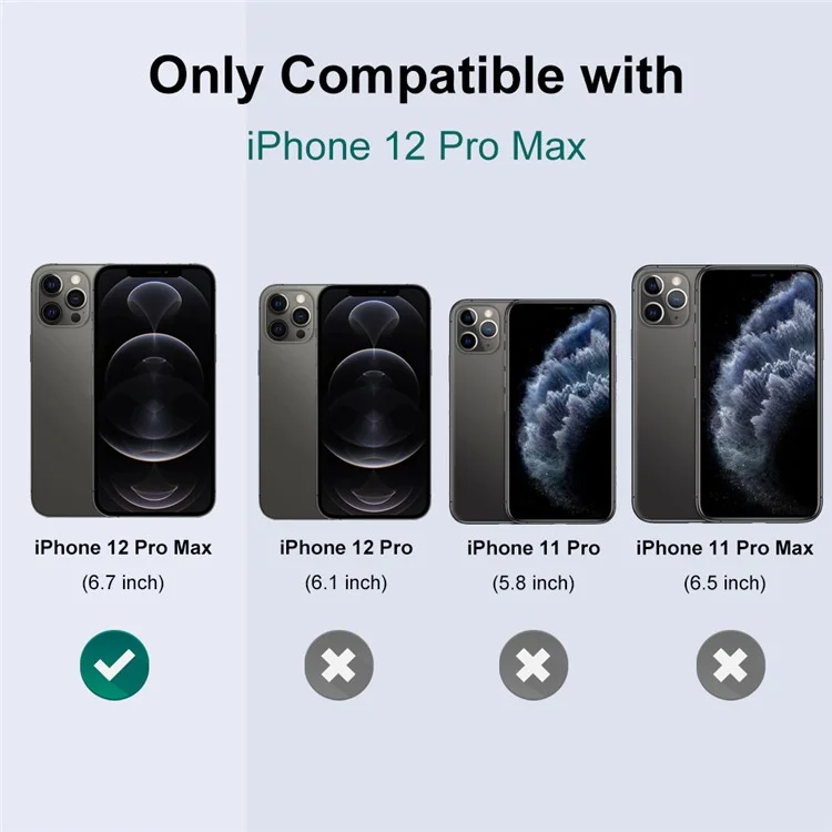 NORTHJO 1 Set Pour iPhone 12 Pro Max Verre Trempé + Bague en Métal Individuelle Strass Rhinestone Film de Protection de l'Objectif de l'Appareil Photo - Noir