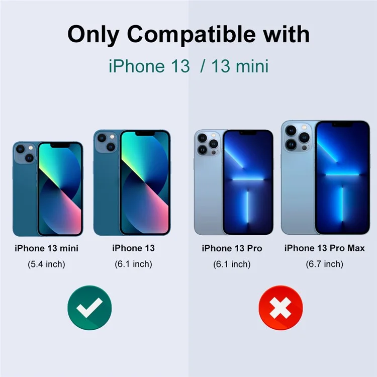 NORTHJO For iPhone 13 mini 5.4 inch / 13 6.1 inch 1 Set Camera Lens Protector CD Vein Metal Ring Tempered Glass Lens Film - Pink