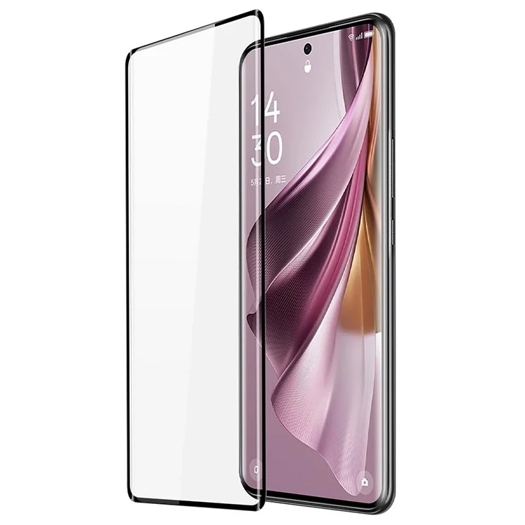 DUX DUCIS per Oppo Reno10 Pro+ 5G 3D Hot Bending Screen Protector Full Glue Medium Alumina Glass Film