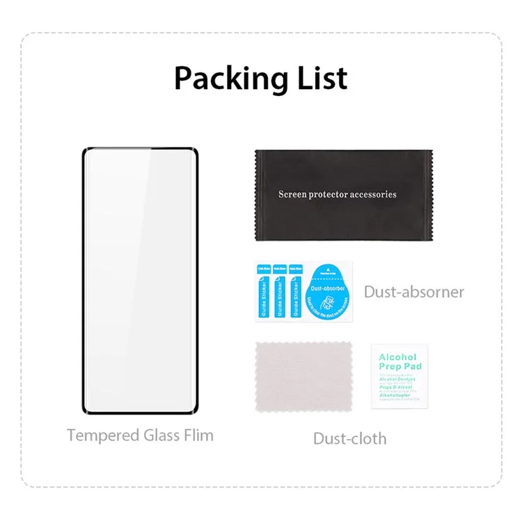 DUX DUCIS per Oppo Reno10 Pro+ 5G 3D Hot Bending Screen Protector Full Glue Medium Alumina Glass Film
