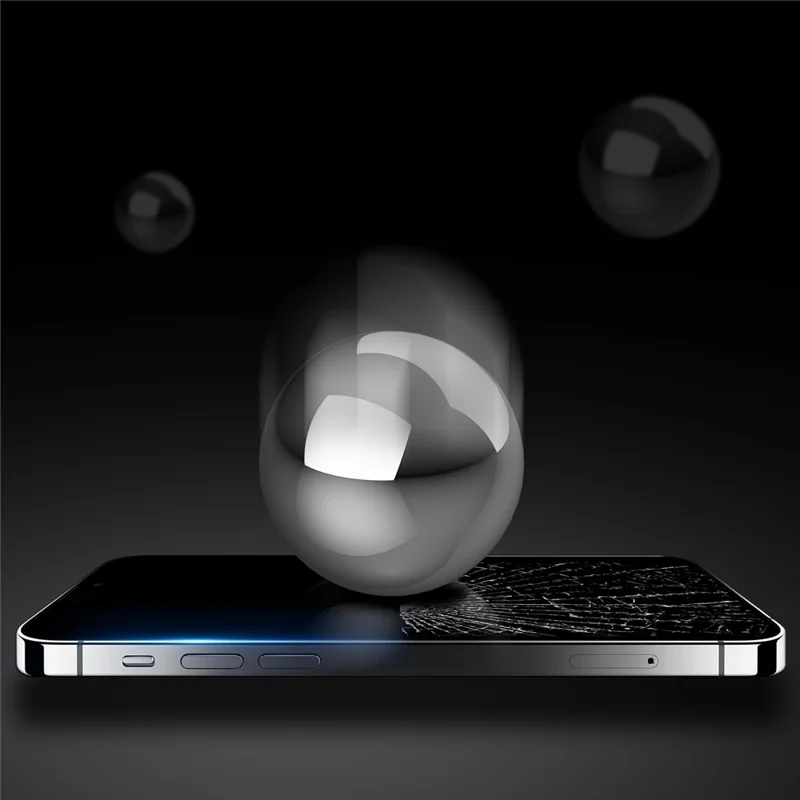 DUX DUCIS for iPhone 15 Pro Full Screen Protector 2.5D Flat Screen Medium Alumina Glass HD Clear Film