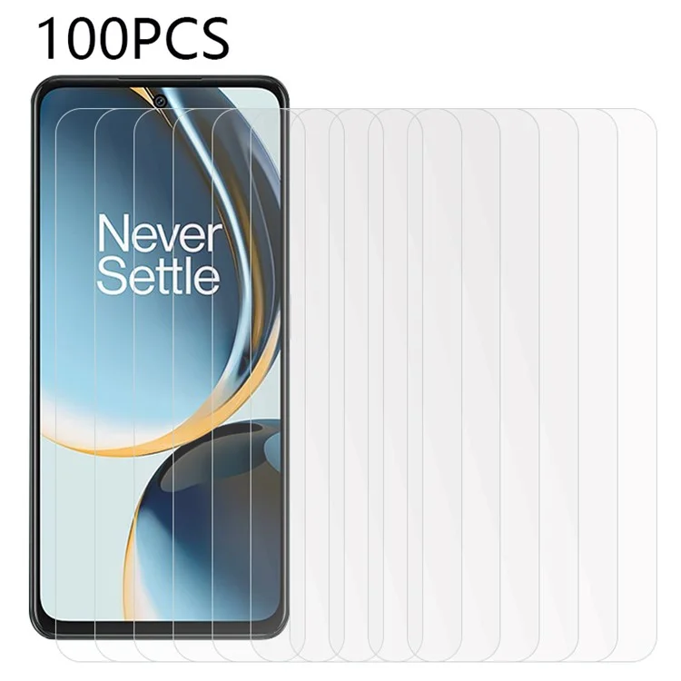 100pcs Pour OnePlus Nord N30 5G Film de Verre Trempé Anti-scratch HD Clear Phone Écran Protecteur