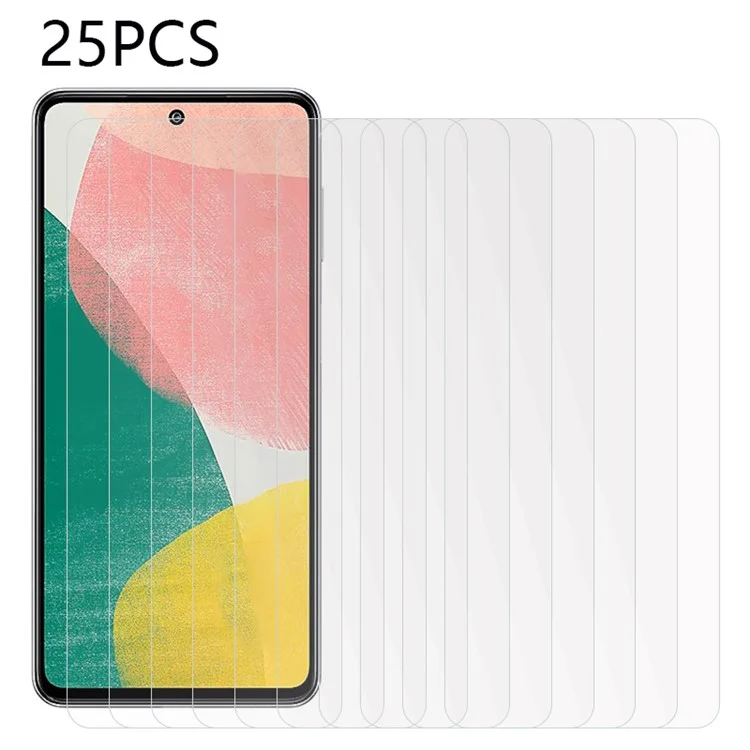 Compre 25 unidades para Samsung Galaxy F54 5G / M54 5G Película de vidrio templado antirayazos para proteger la pantalla del teléfono