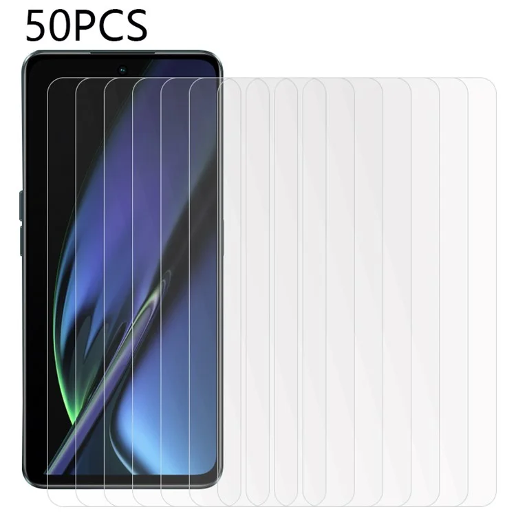 Bulk Buy 50Stück Gehärtetes Glas Film für Oppo K11x 5G, Full Glue Kratzfester Telefon-Bildschirmschutz
