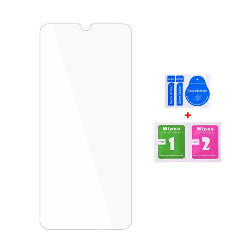 100Pcs For Oppo F23 5G Explosion Proof Screen Protector Tempered Glass Screen Film (No Package, with Wipes Set, Dust-absorber, Guide Sticker)