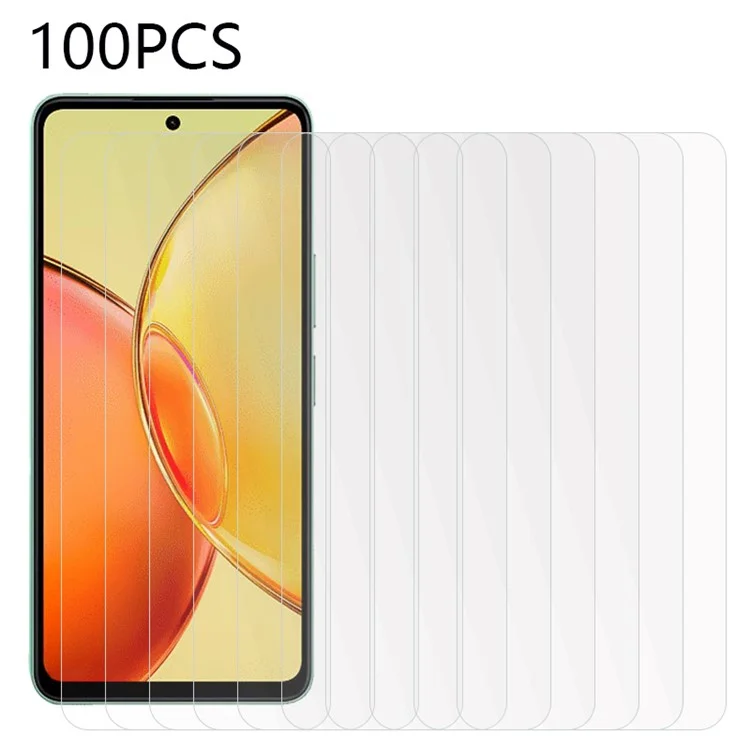 Bulk Purchasing 100Pcs For vivo Y36 4G (Global) Screen Protector High Definition Thin Tempered Glass HD Clear Screen Film Guard