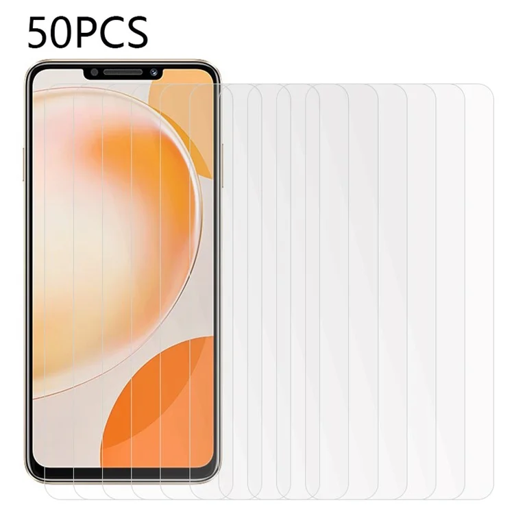 Оптовая покупка 50 штук для Huawei Enjoy 60X Защитная пленка для экрана из закаленного стекла, устойчивая к царапинам, прозрачная HD-пленка для экрана телефона