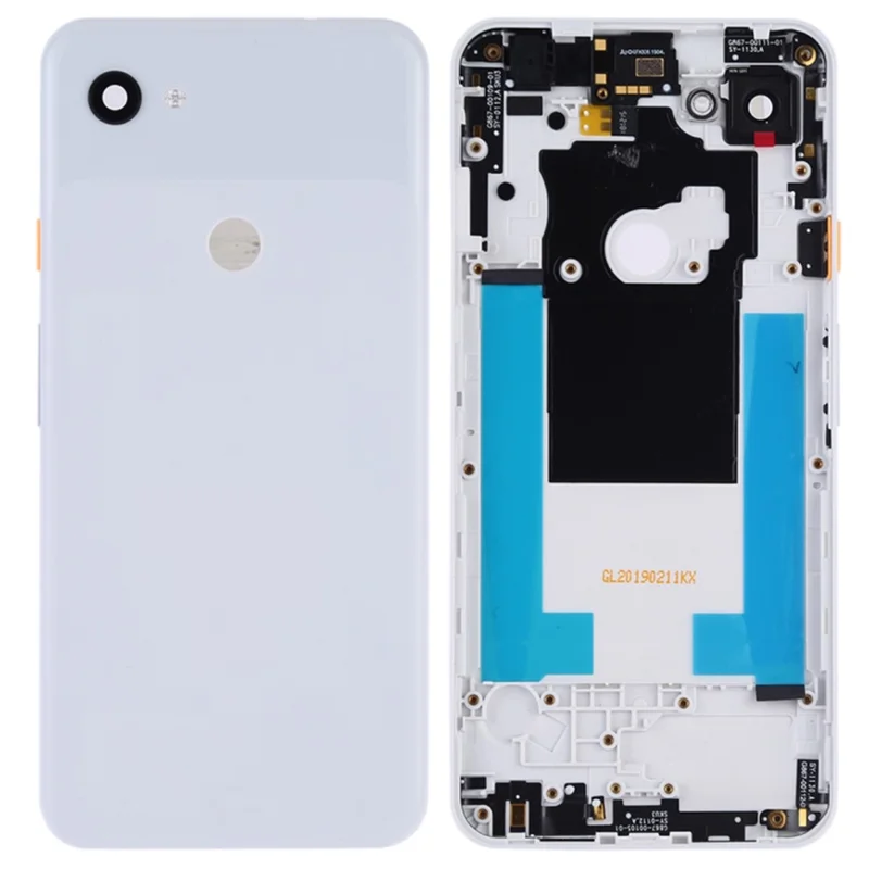 Per Google Pixel 3a XL OEM Battery Door Cover Phone Replacement Part - Bianco
