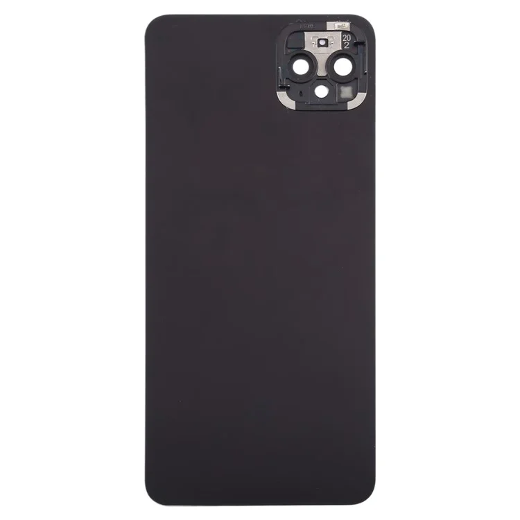 Para Google Pixel 4 OEM Cubierta de batería Puerta trasera Repuesto de la vivienda con anillo de la lente de la cámara Cubrir - Negro