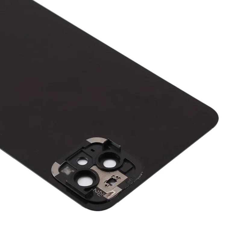 Para Google Pixel 4 OEM Cubierta de batería Puerta trasera Repuesto de la vivienda con anillo de la lente de la cámara Cubrir - Negro