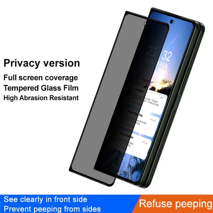 IMAK Für Samsung Galaxy Z Fold5 5G Datenschutz-Panzerglas Vollflächiger Displayschutz