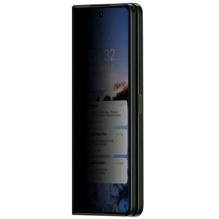 IMAK Für Samsung Galaxy Z Fold5 5G Datenschutz-Panzerglas Vollflächiger Displayschutz