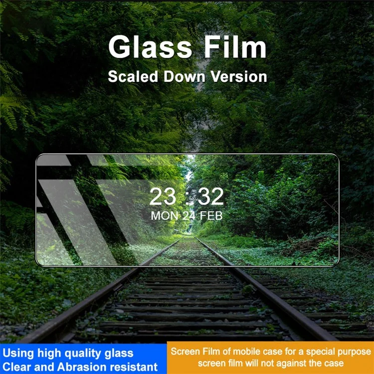 IMAK For Samsung Galaxy Z Fold5 5G Tempered Glass Screen Protector Full Glue Ultra Clear Phone Screen Film (Scaled Down Version)