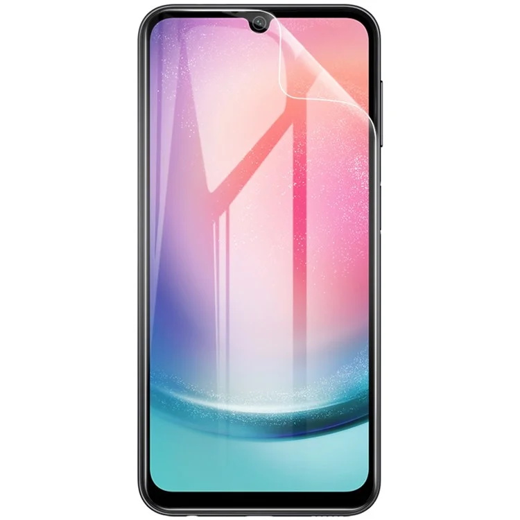 IMAK 2Pcs / Set Hydrogel Film III para Samsung Galaxy A24 4G (162,1 x 77,6 x 8,3 mm) Protetor de Tela de Telefone Transparente HD Soft TPU Screen Covering Film