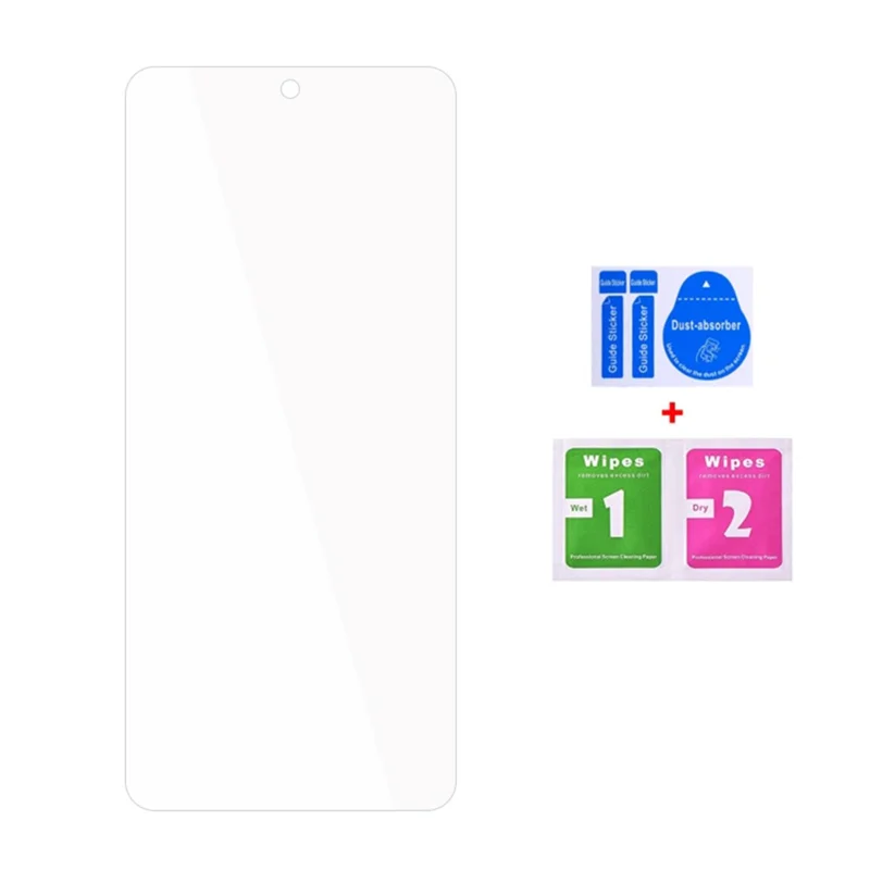 50PCS For Xiaomi Redmi 12 4G Tempered Glass Screen Protector Anti-explosion HD Clear Phone Screen Film