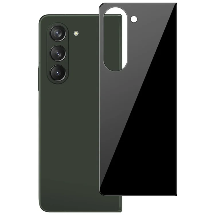 For Samsung Galaxy Z Fold5 5G Silk Printing Full Glue Complete Cover Tempered Glass Front Screen Protector + Back Film
