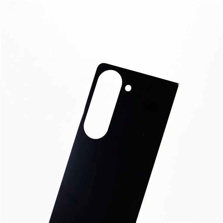 Para Samsung Galaxy Z Fold5 5G Silk Printing Full Glue Complete Cover Tempered Glass Back Protector Film - Preto