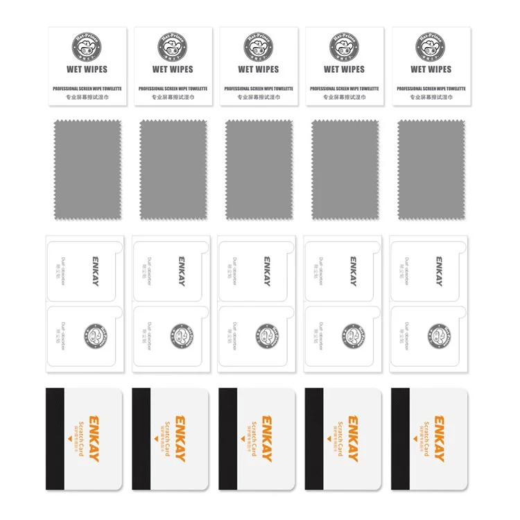 ENKAY HAT PRINCE 5PCS For Honor 90 0.26mm Full Screen Protector 9H 3D Curved Tempered Glass Full Glue Support Fingerprint Unlock