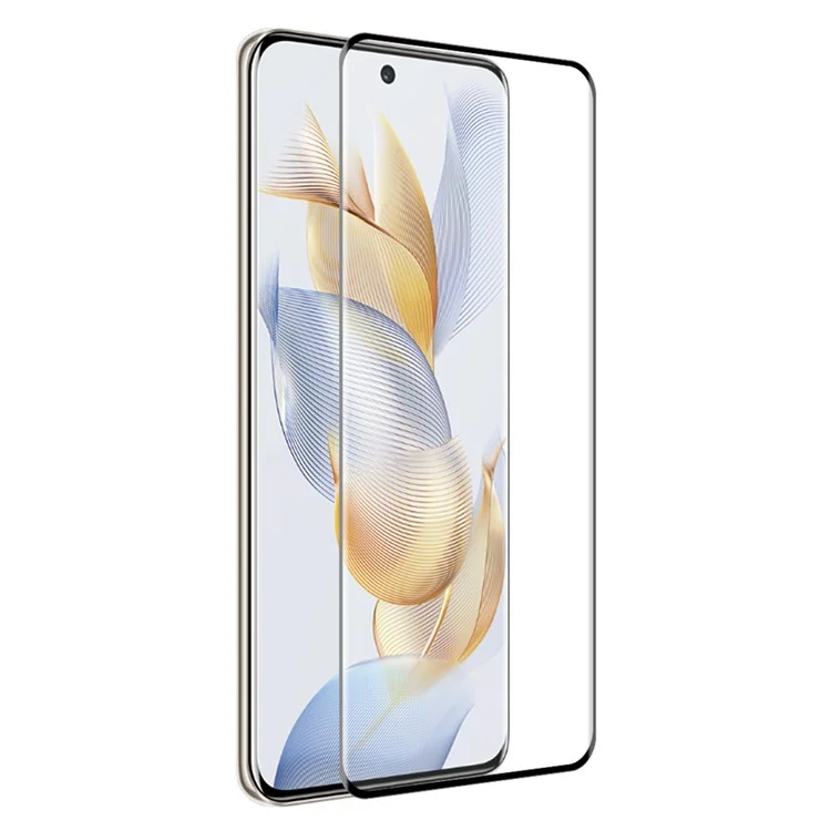 ENKAY HAT PRINCE For Honor 90 0.26mm Tempered Glass Film 9H 3D Curved Full Glue Screen Protector Support Fingerprint Unlock