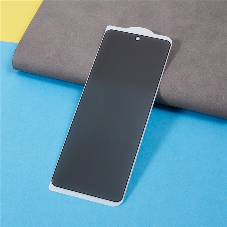 For Samsung Galaxy Z Fold5 5G Silk Printing Anti-spy Tempered Glass Screen Protector Full Cover Film