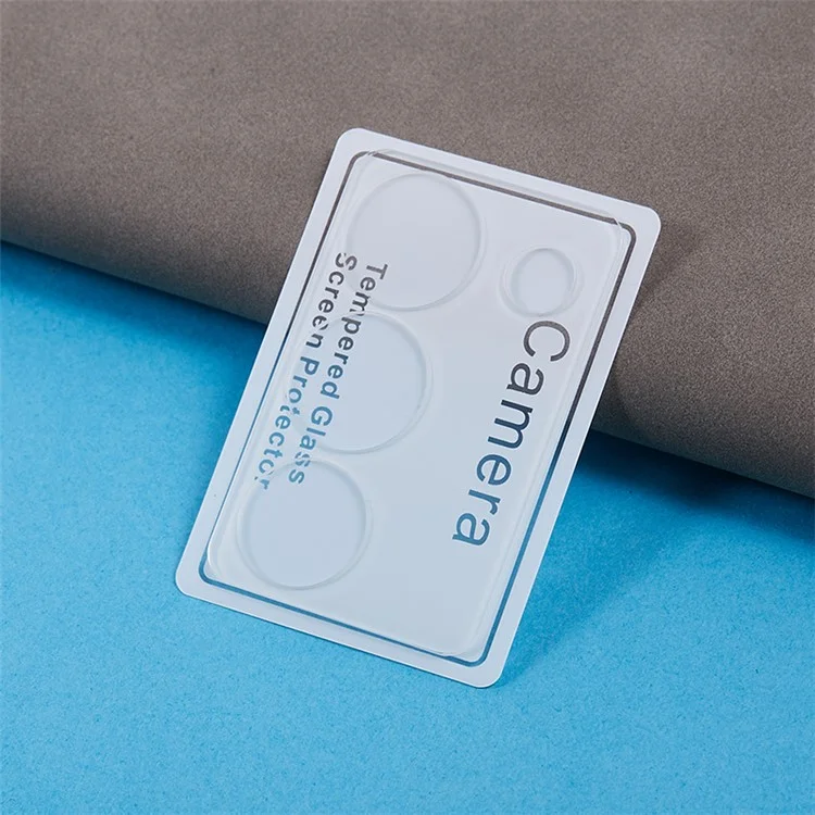 2 шт. для vivo S17 5G HD Clear 3D Arc Edge Tempered Glass Camera Lens Protector Phone Rear Lens Film