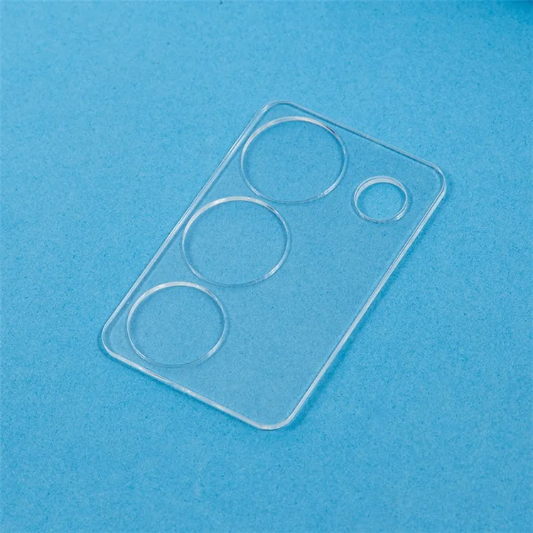 2 шт. для vivo S17 5G HD Clear 3D Arc Edge Tempered Glass Camera Lens Protector Phone Rear Lens Film
