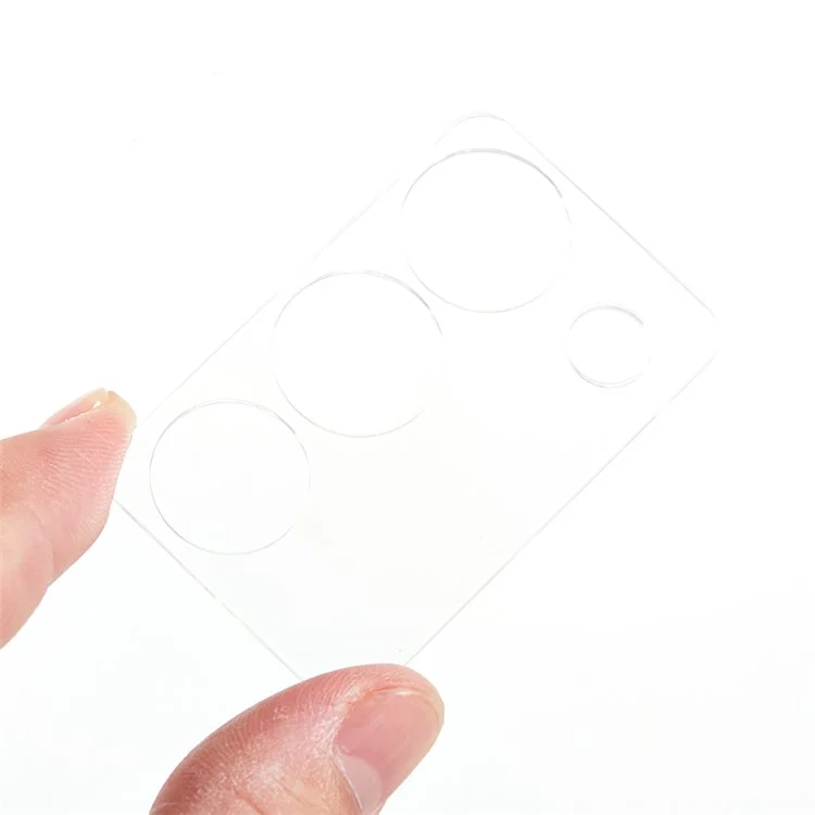2 шт. для vivo S17 5G HD Clear 3D Arc Edge Tempered Glass Camera Lens Protector Phone Rear Lens Film