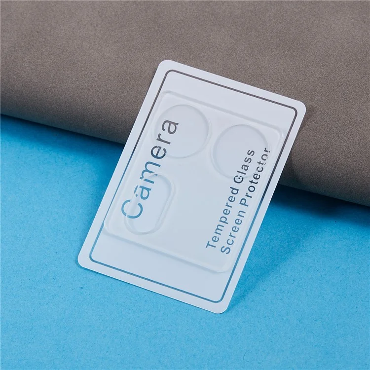 2Pcs Pour vivo iQOO Neo8 5G / Neo8 Pro 5G 3D Arc Edge HD Clear Tempered Glass Camera Lens Protector Rear Lens Film