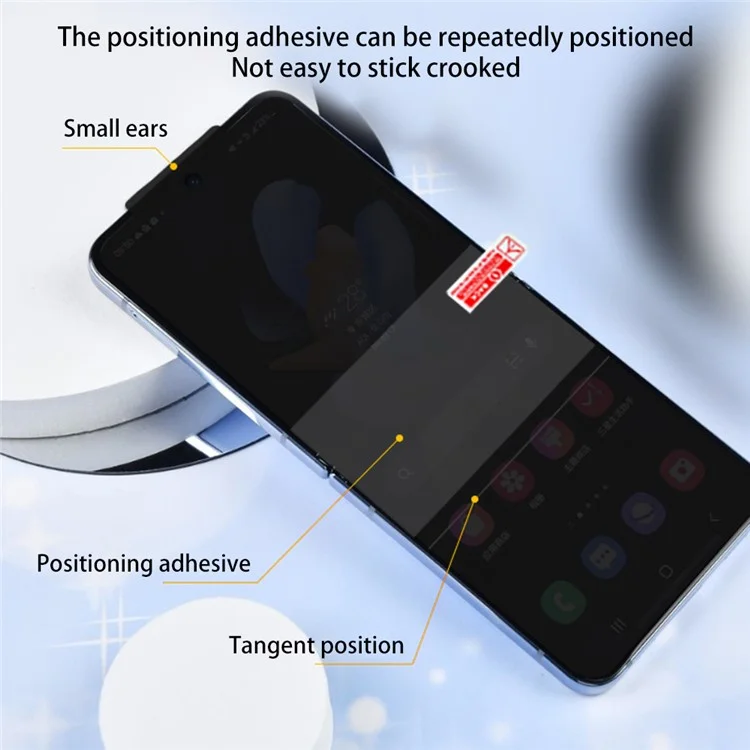 Protector de pantalla interior del teléfono para Motorola Razr 40 Ultra 5G, película TPU antiespía a prueba de explosiones y de cobertura completa