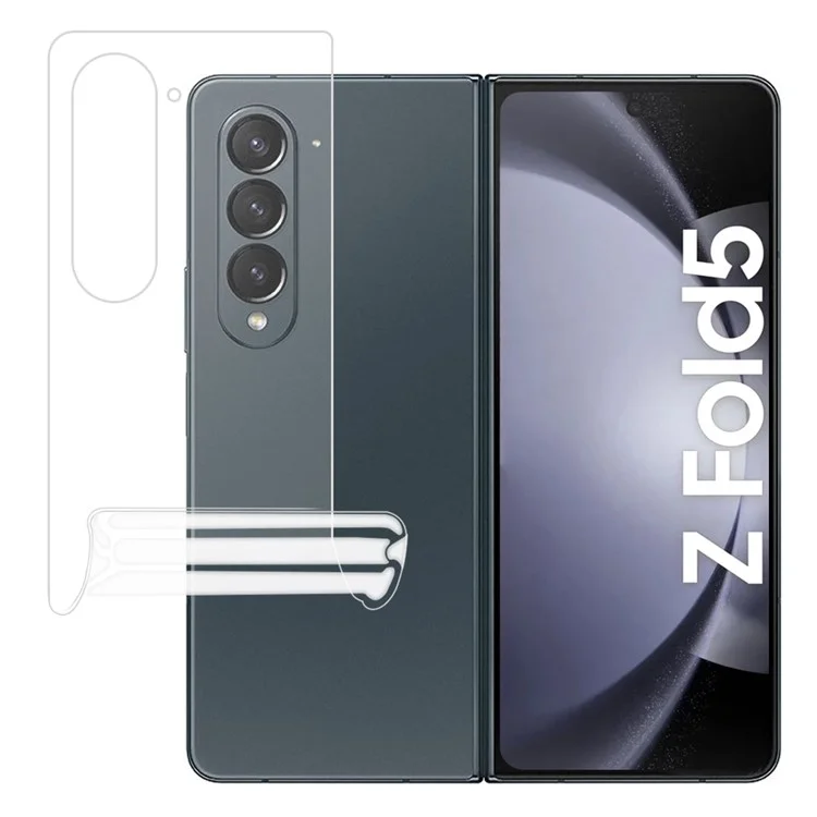Для Samsung Galaxy Z Fold5 5G защитная плёнка на заднюю панель телефона, противоударная, полное покрытие, ТПУ плёнка