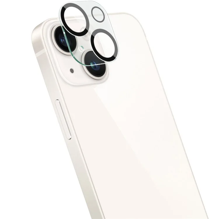 IMAK For iPhone 15 / 15 Plus Integrated Camera Lens Film Tempered Glass Lens Protector + Acrylic Lens Cap