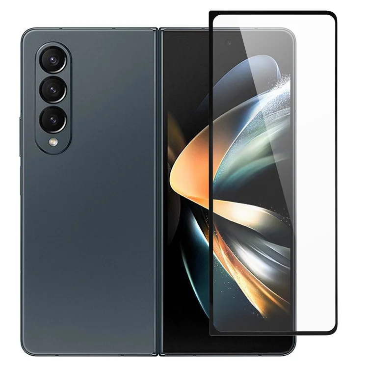 Pour Samsung Galaxy Z Fold5 5G Protecteur d'écran complet Full Glue Silk Printing Tempered Glass Film