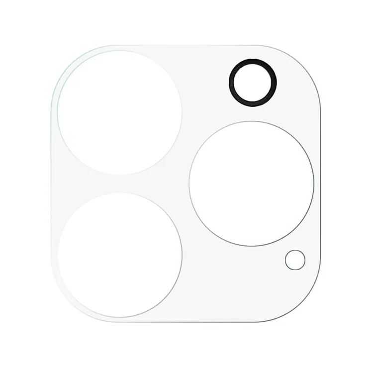 Pour iPhone 15 Pro / 15 Pro Max Protecteur d'objectif de caméra à impression de soie Verre trempé Film arrière de lentille de téléphone avec plaque de fond