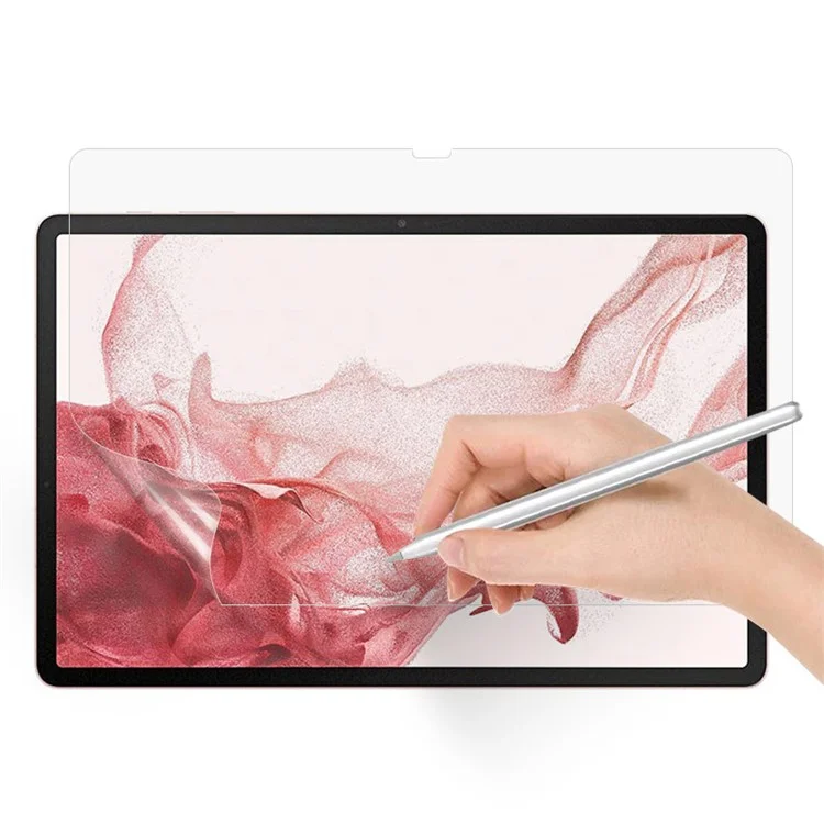 Für Samsung Galaxy Tab S10+ / S9+ / S8+ / S7 FE Paperfeel PET-Bildschirmschutz Matt Schreibfilm Klar wie auf Papier