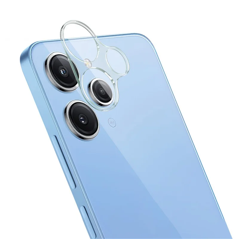 IMAK Lens Protector für Xiaomi Redmi 12 4G Anti-Kratzer integrierter gehärteter Glaslinsenfilm + Acryllinsenkappe