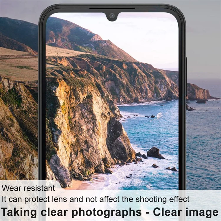 IMAK Lens Protector für Samsung Galaxy A25 5G (Global) (161,0 x 76,5 x 8,3 mm) Ultra Clear Integrierter Hartglaslinsenfilm + Acryl-Linsenschutzkappe