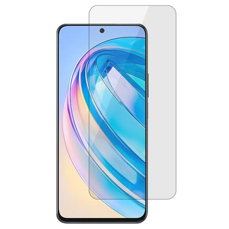 Film en verre trempé à bord incurvé 2,5D pour Honor X8a 4G, protecteur d'écran de téléphone haute définition anti-explosion