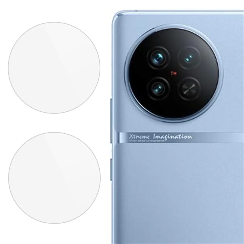 2Pcs For vivo X90 5G / X90s 5G Camera Lens Protector Tempered Glass Ultra Clear 2.5D Arc Edge Lens Film