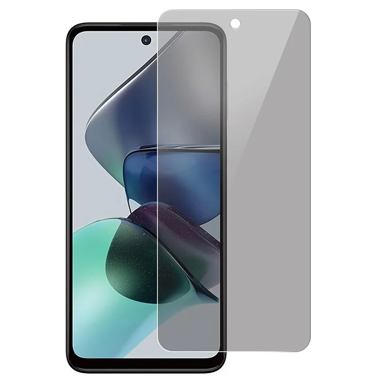 Per Motorola Moto G23 4G 0,3 mm Arc Edge Anti-spy Full Covering Screen Protector Tempered Glass Screen Film