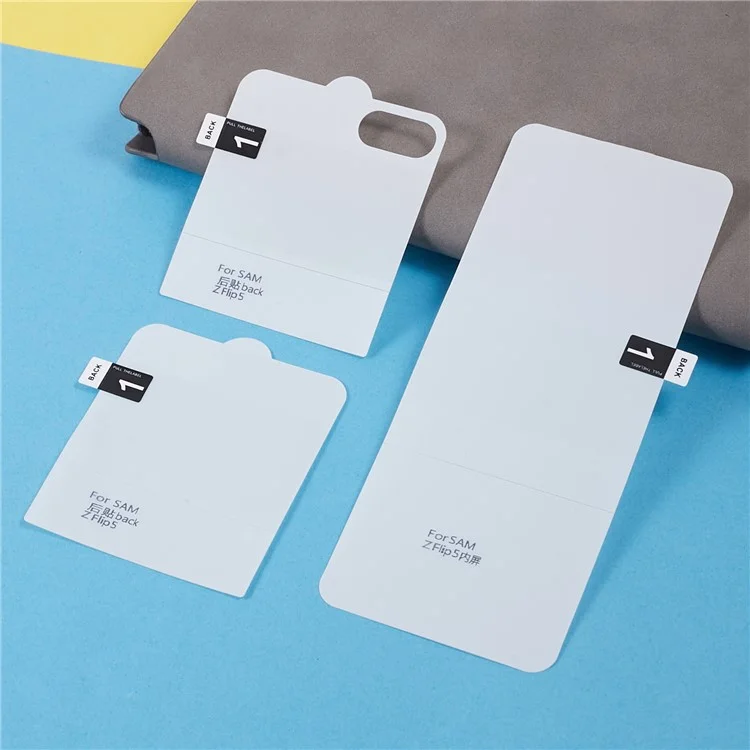 1 Set Screen Protector for Samsung Galaxy Z Flip5 5G , Front and Back TPU+PET Hydrogel Film Protector