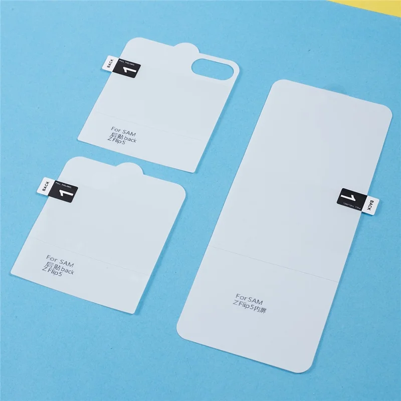 1 Set Screen Protector for Samsung Galaxy Z Flip5 5G , Front and Back TPU+PET Hydrogel Film Protector