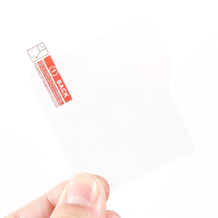 Für Samsung Galaxy Z Flip5 5G Rückseiten-Kleinbildschirm-Schutzfolie 0,3 mm Bogenrand HD Klares Panzerglas-Schutzfilm
