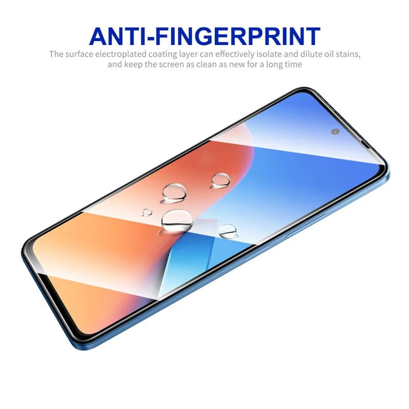 ENKAY HAT PRINCE Clear Phone Screen Film for Xiaomi Redmi 12 4G , 2.5D 0.26mm Silk Printing 9H High Aluminium-silicon Glass Protector
