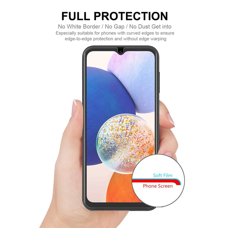 ENKAY HAT PRINCE Full Screen Cover For Samsung Galaxy A14 5G / M14 5G / A14 4G Full Glue TPE+PET+TPU Hydrogel Protector