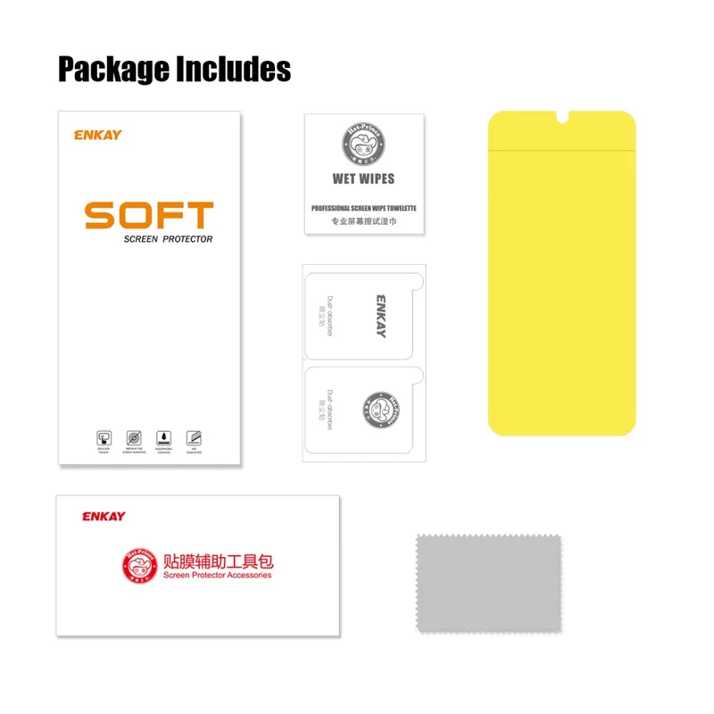 ENKAY HAT PRINCE Full Screen Cover For Samsung Galaxy A14 5G / M14 5G / A14 4G Full Glue TPE+PET+TPU Hydrogel Protector