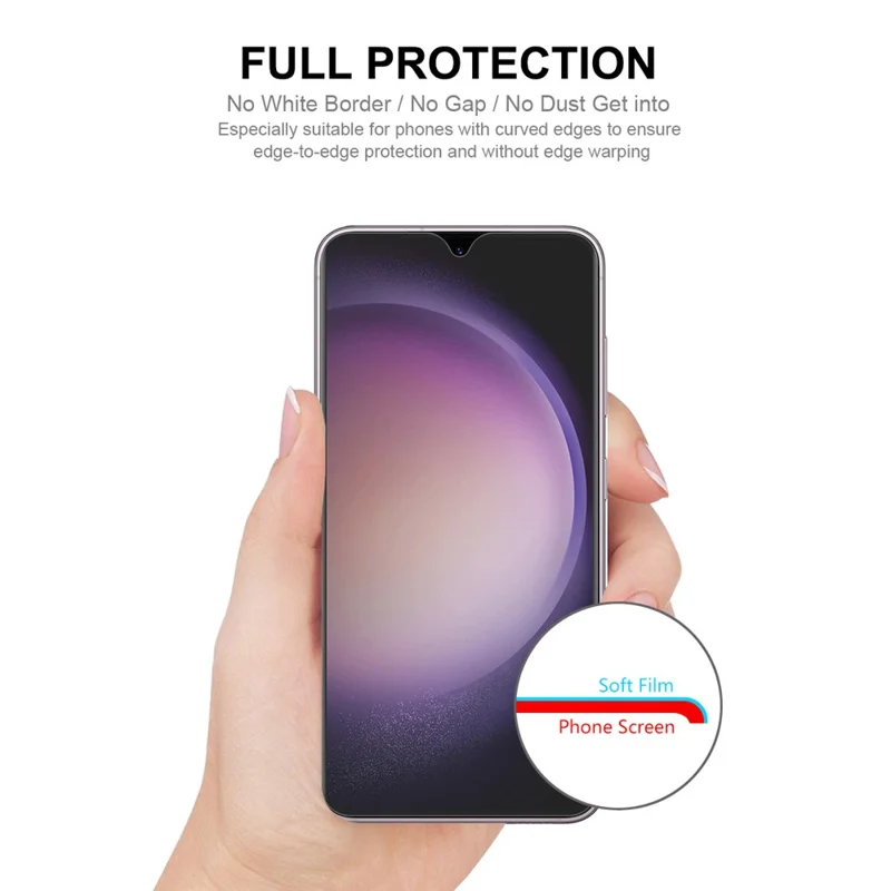 ENKAY HAT PRINCE Hydrogel Film 5PCS For Samsung Galaxy S23+ / S22+ 5G TPE+PET+TPU Soft Protector Anti-Dust Full Screen Film